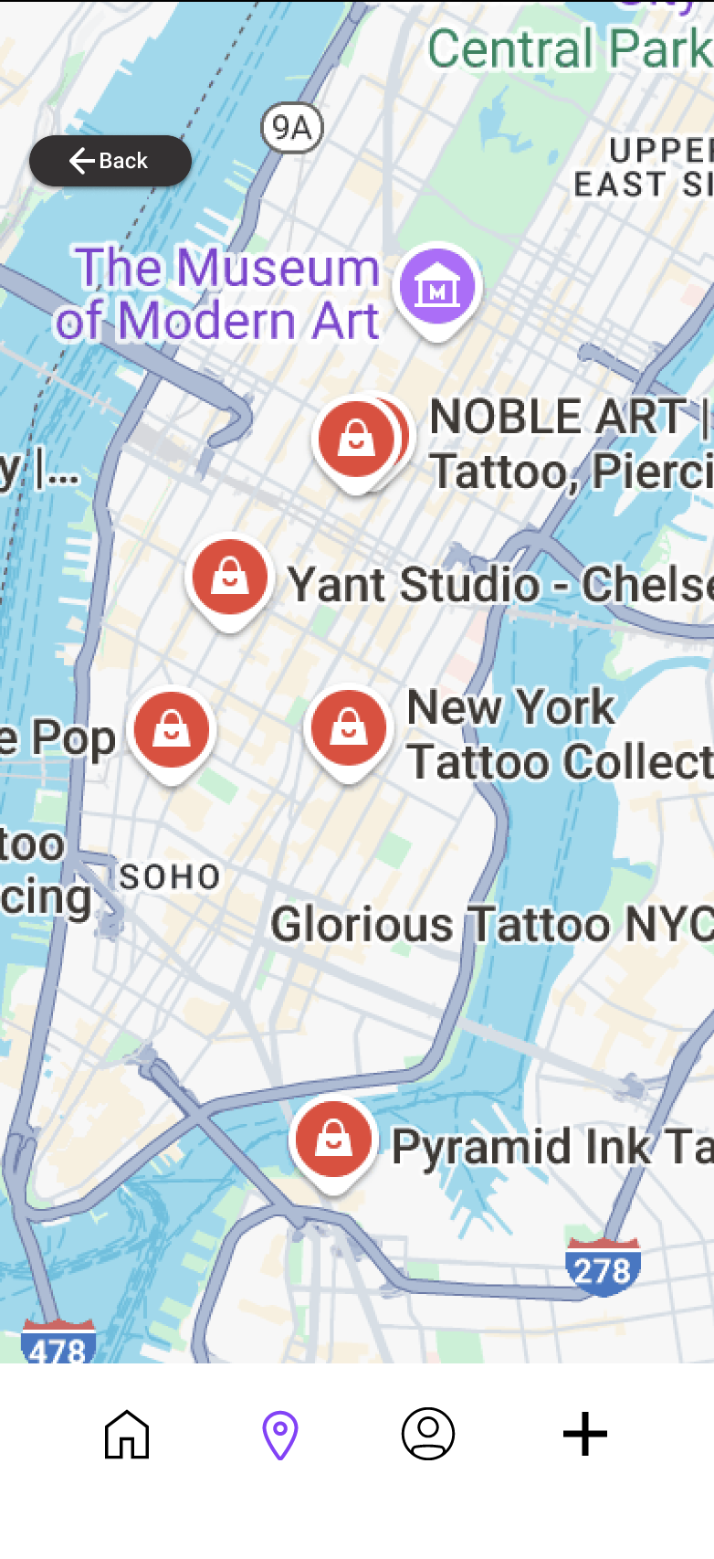 INKD artist map