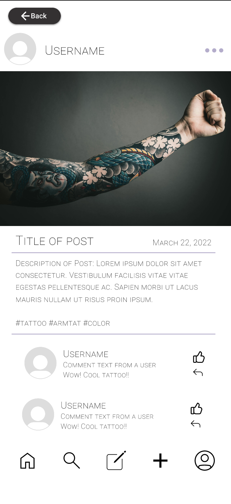 INKD tattoo post