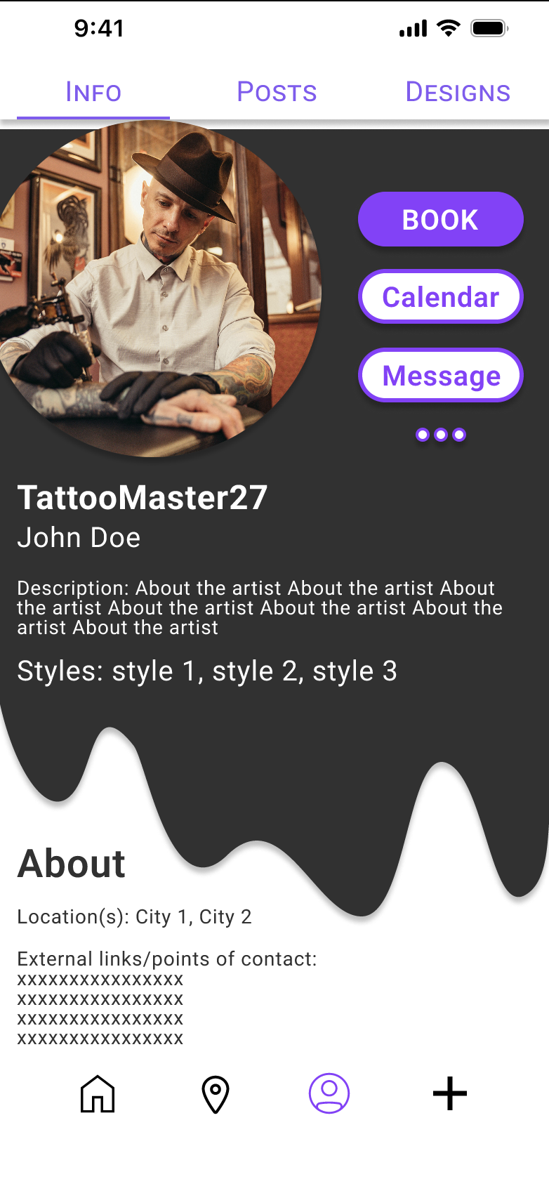 INKD artist portfolio